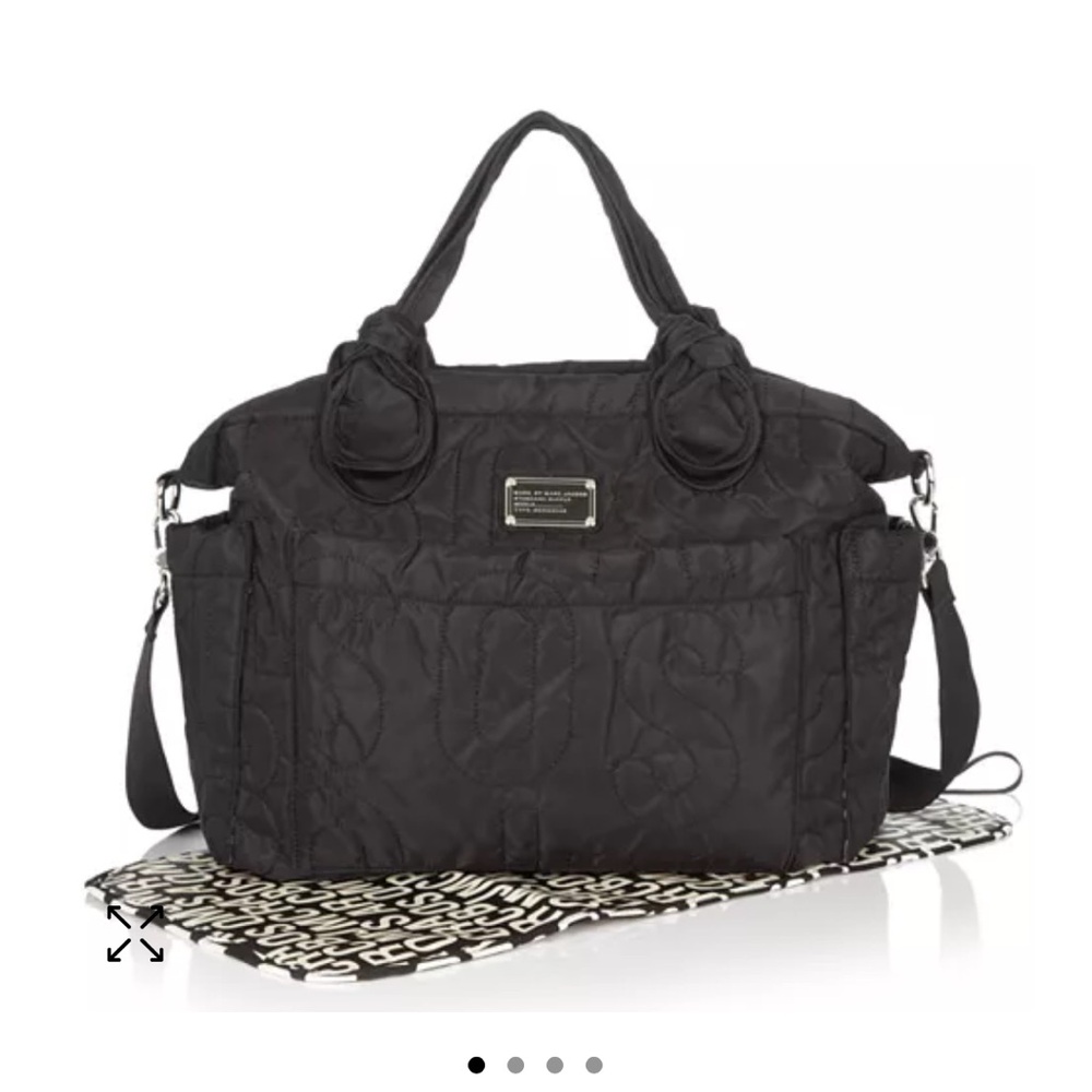 Pretty Nylon Eliz-a-Baby Diaper Bag